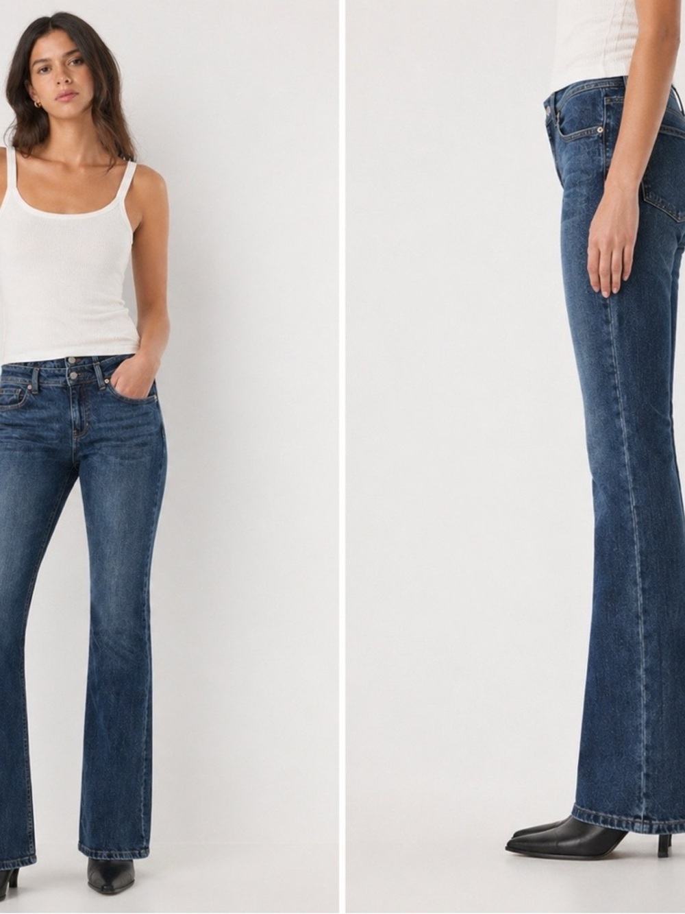 GAP Dark Blue High-Rise Bootcut Jeans Size 32